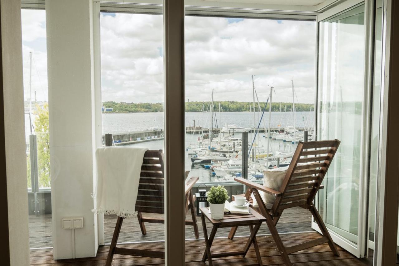 Fewo1846 - Baltic Lodge - Komfortable Maisonettewohnung Mit 3 Schlafzimmern, Balkon Und Blick Auf Die Marina Sonwik Flensburg Exteriör bild