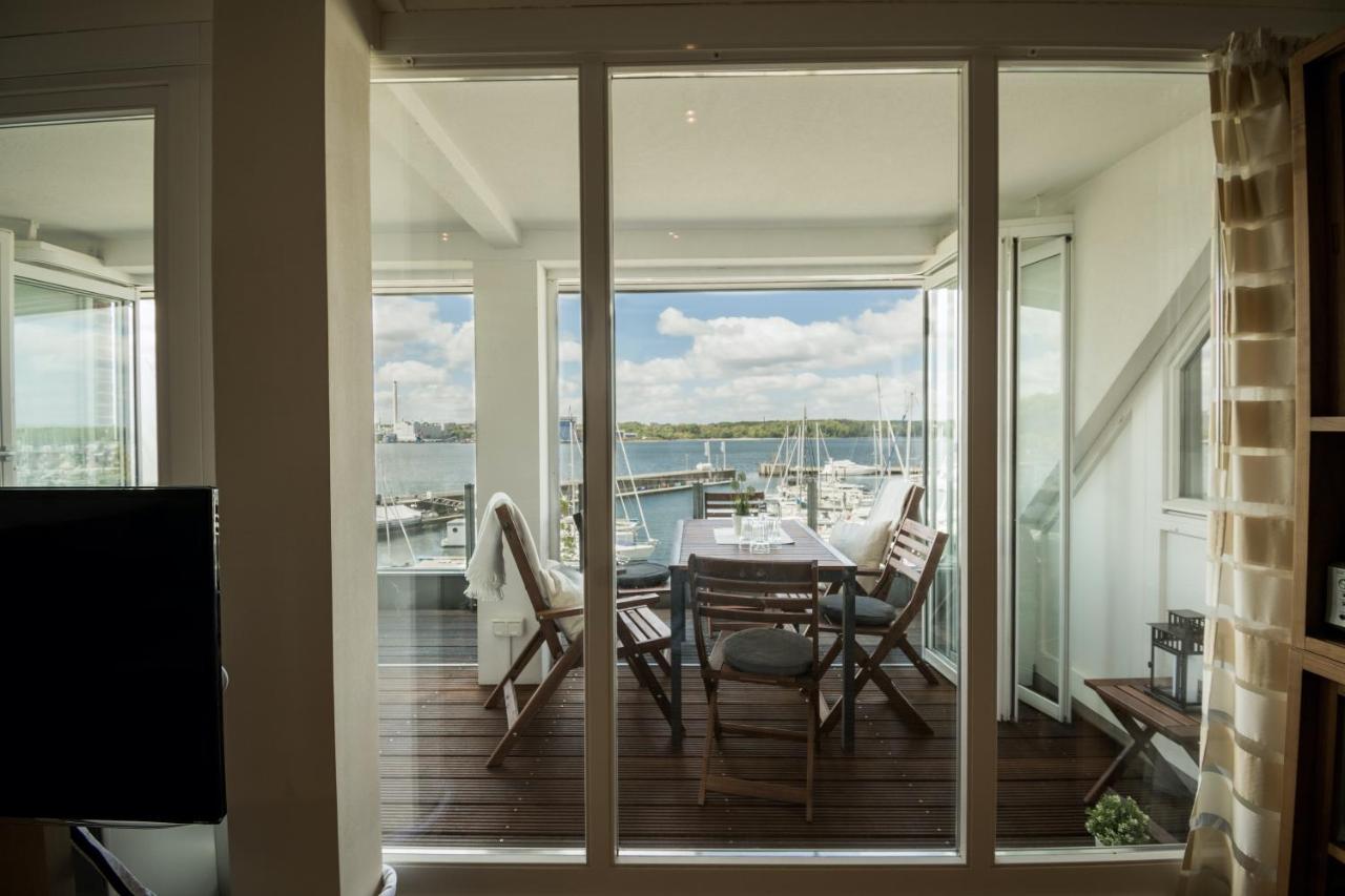 Fewo1846 - Baltic Lodge - Komfortable Maisonettewohnung Mit 3 Schlafzimmern, Balkon Und Blick Auf Die Marina Sonwik Flensburg Exteriör bild